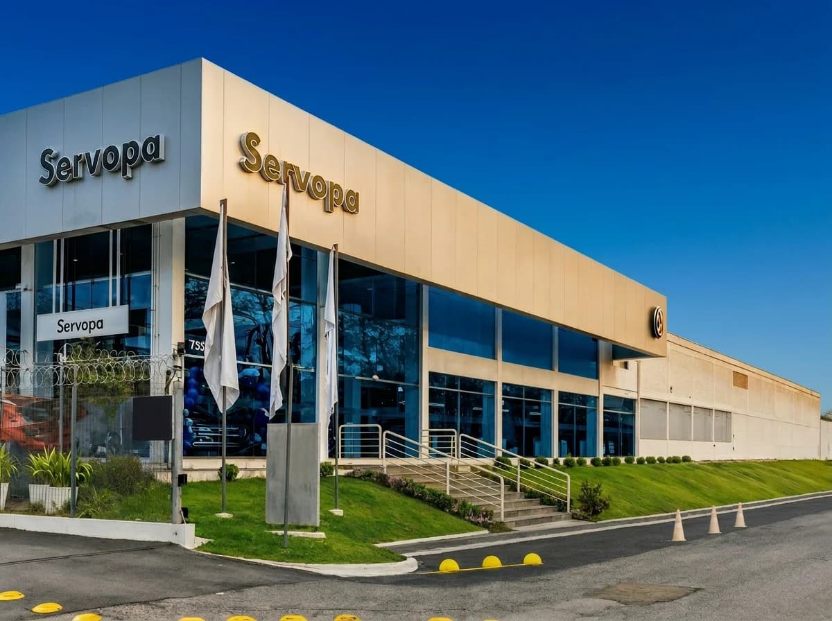 Fachada da concessionária Servopa Volkswagen